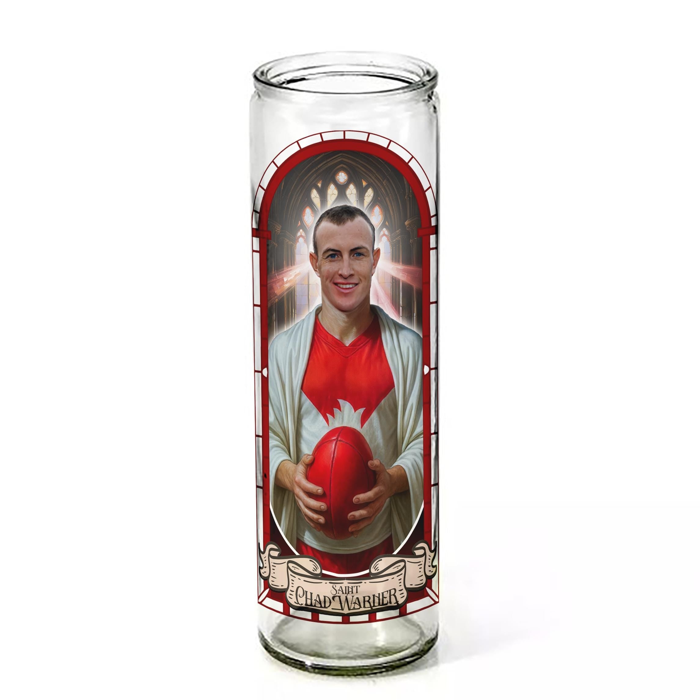 Saint Chad Warner Ceremonial Candle (Sydney Swans Football Club)