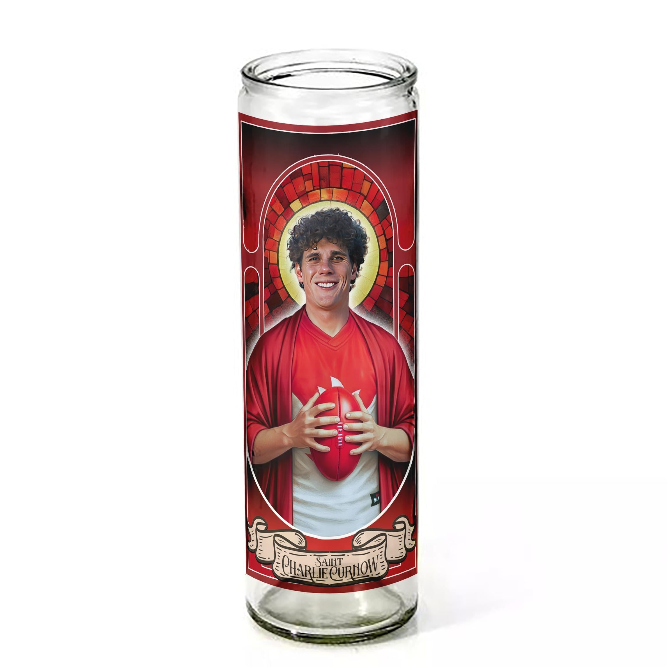 Saint Charlie Curnow Ceremonial Candle – Sydney Swans Edition