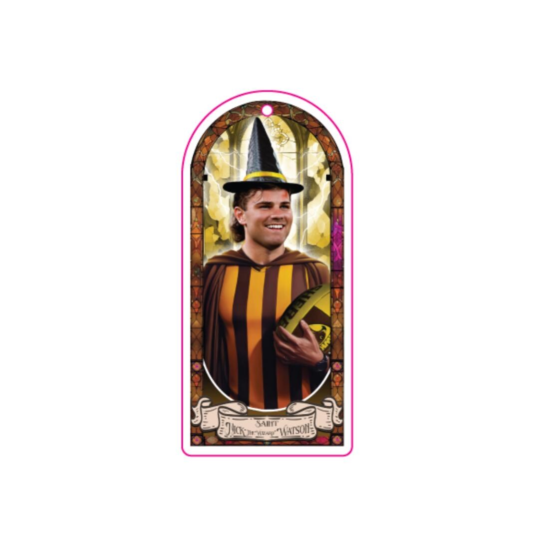 Saint Nick 'The Wizard' Watson Air Freshener | For the Footy Believers Who Love a Bit of Magic