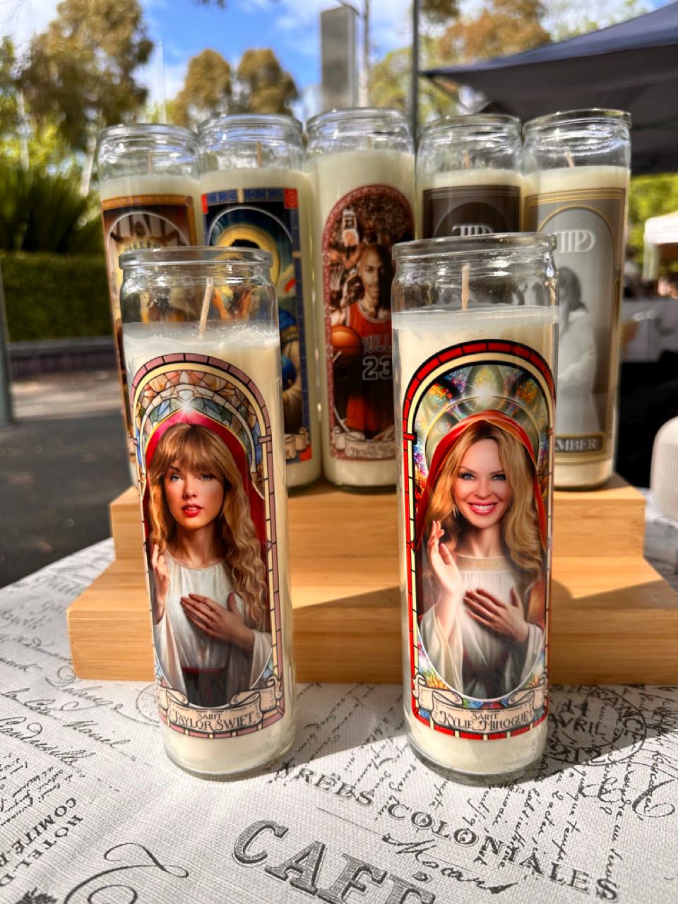 Saint Harry Sheezel Ceremonial Candle (North Melbourne Football Club)