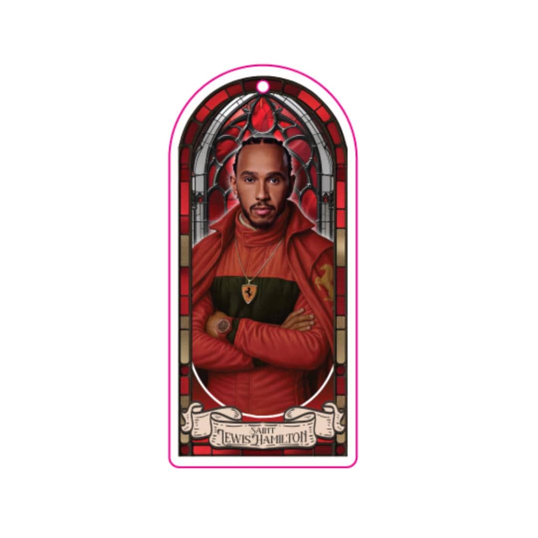 Saint Lewis Hamilton Air Freshener | For the Driven, the Stylish, and the Unstoppable