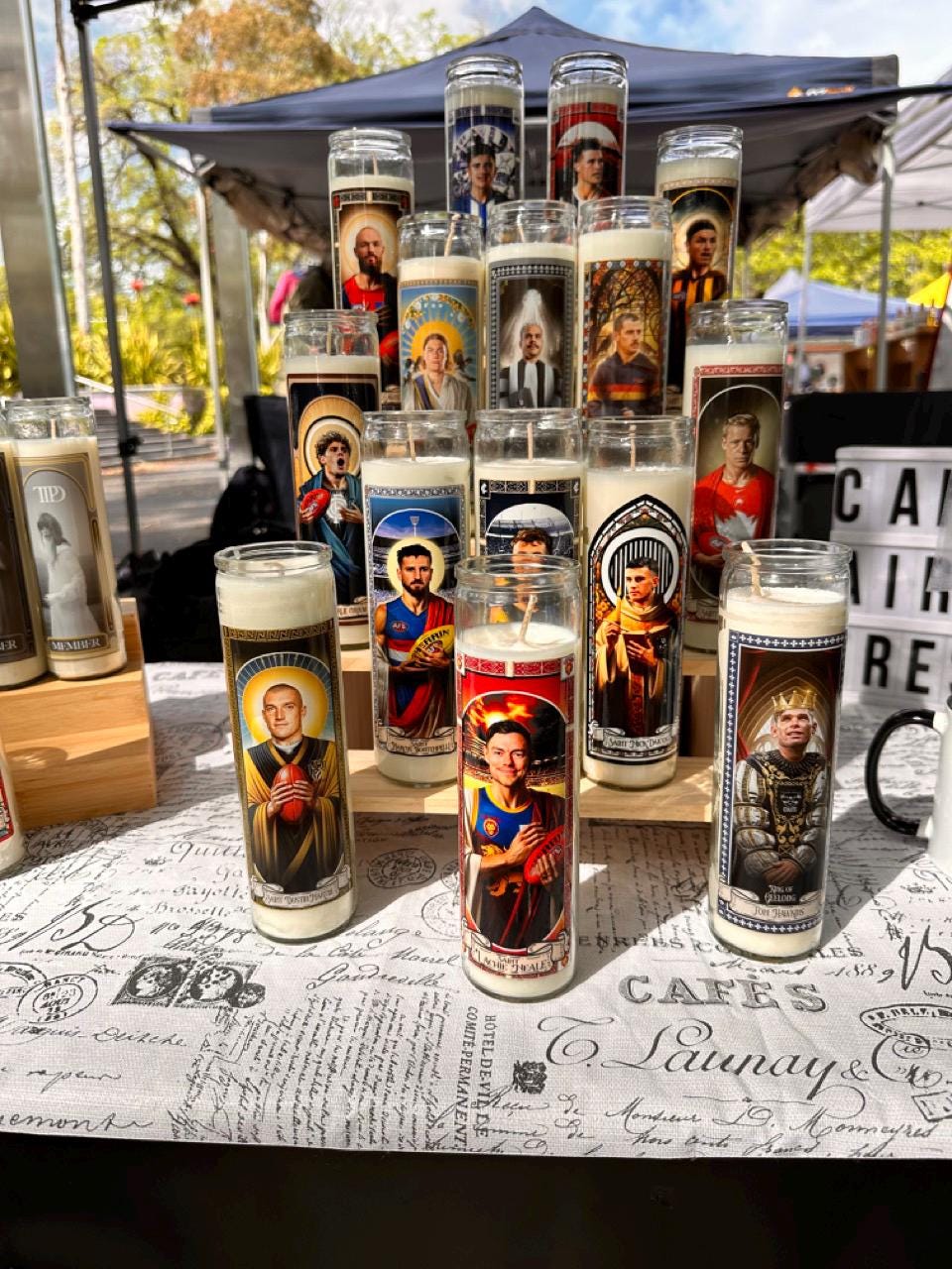 Saint Isaac Heeney Ceremonial Candle (Sydney Swans Football Club)