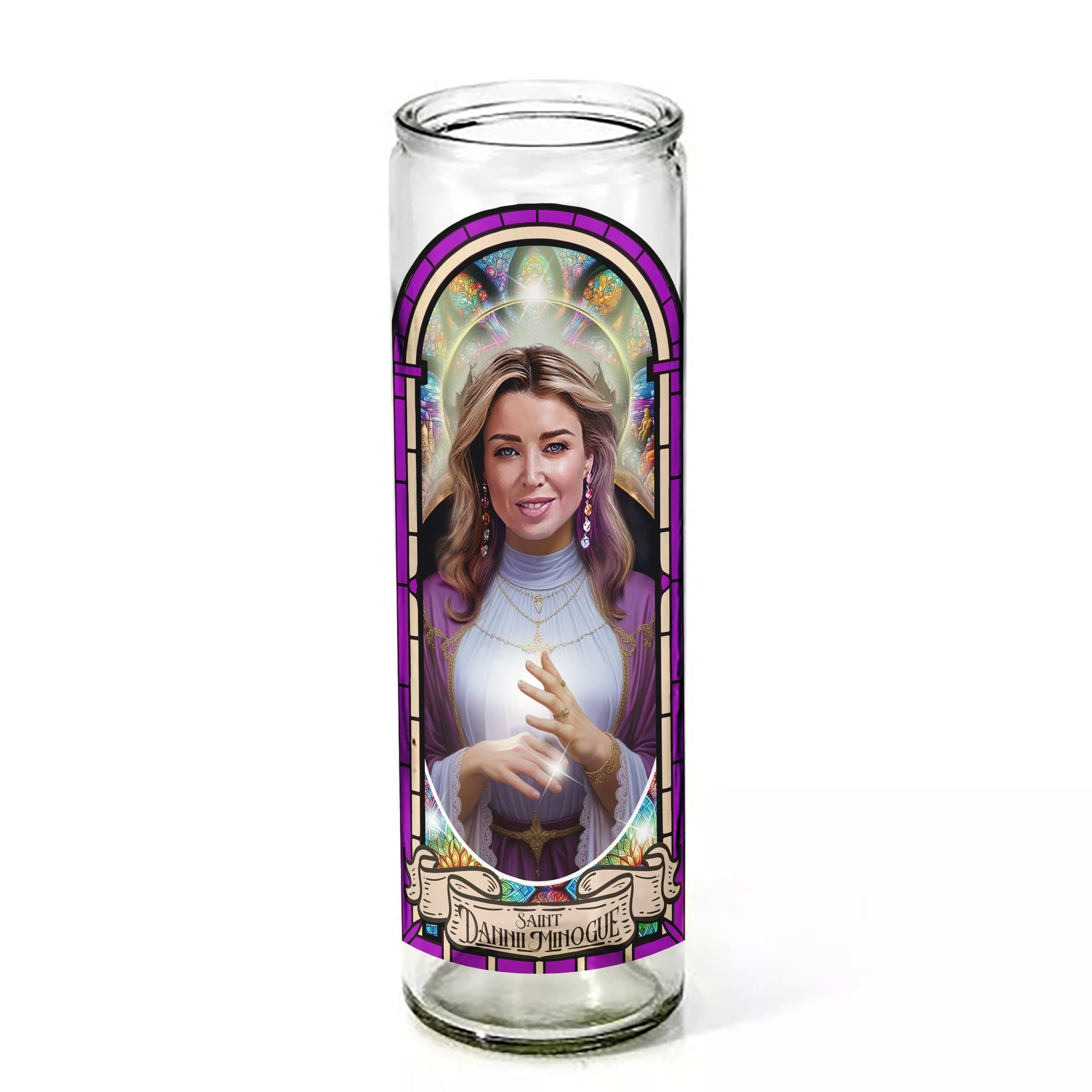 Saint Dannii Minogue Ceremonial Candle - Pop Icon Tribute - Aussie Legend