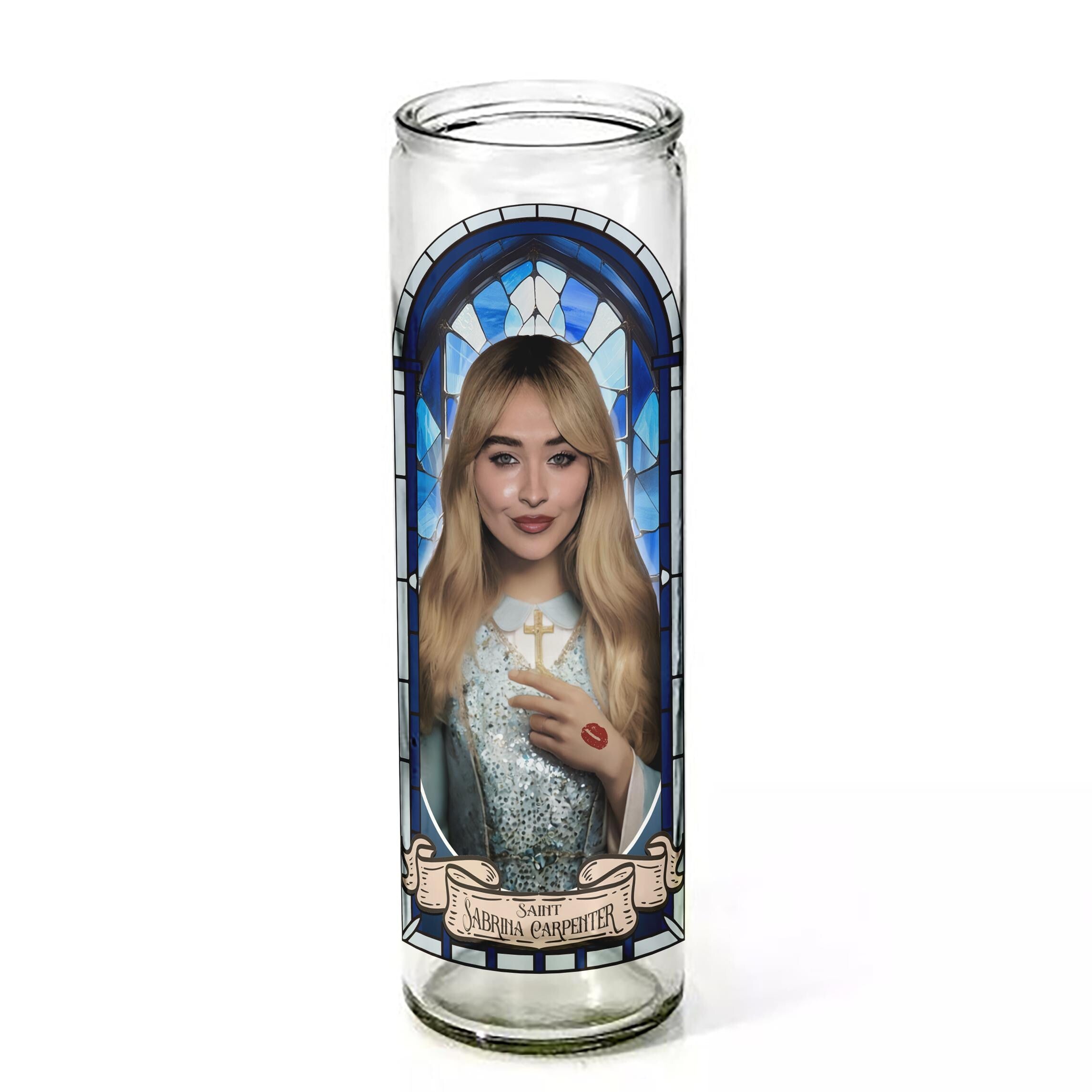 Saint Sabrina Carpenter Ceremonial Candle (unscented)