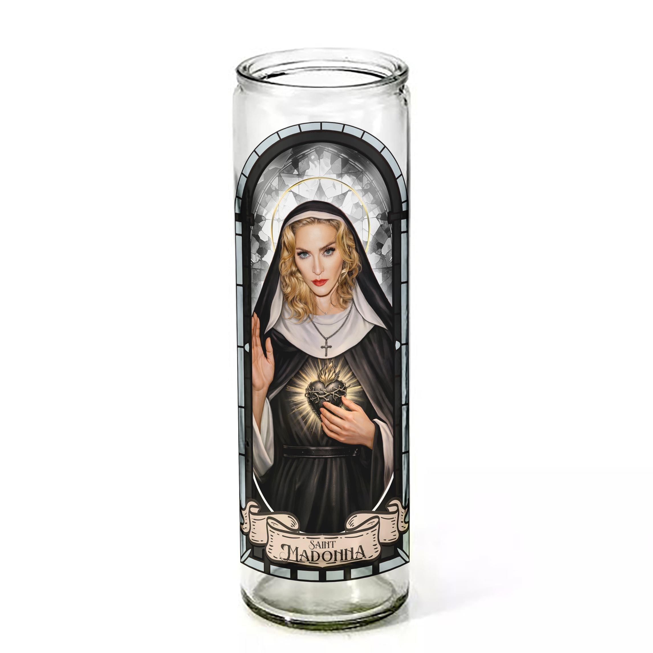 Saint Madonna Ceremonial Candle - Patron Saint of Reinvention, Power & Pop Royalty