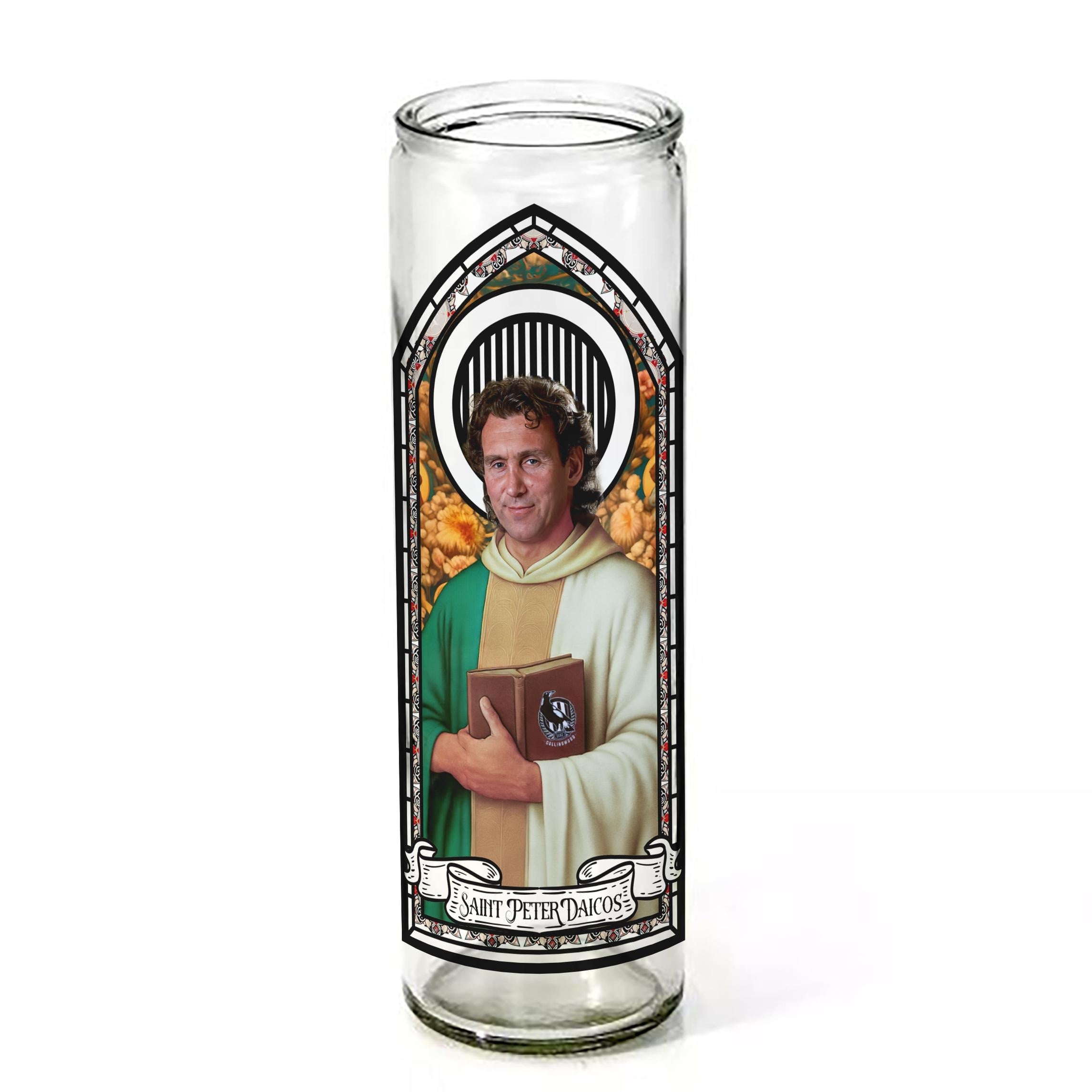 Saint Peter Daicos Ceremonial Candle (Collingwood Football Club)