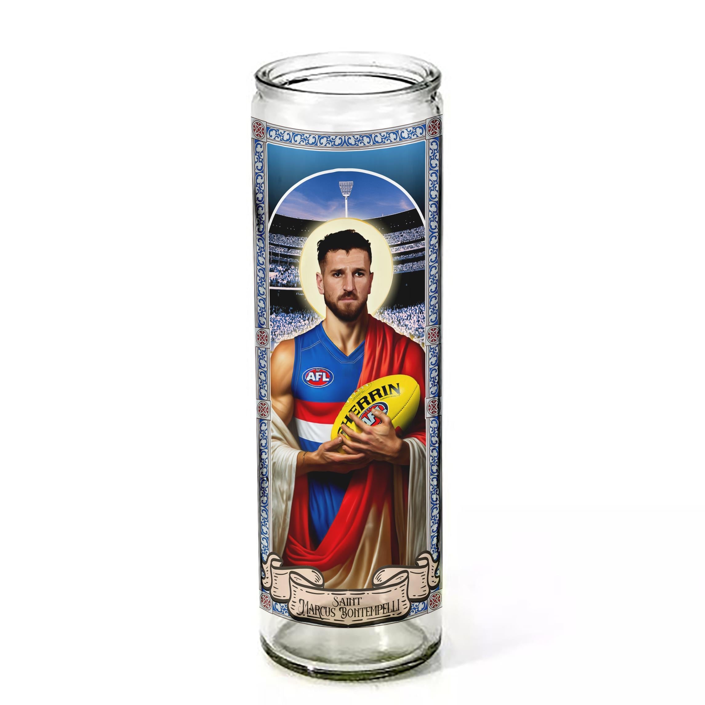 Saint Marcus Bontempelli Ceremonial Candle (Western Bulldogs Football Club)