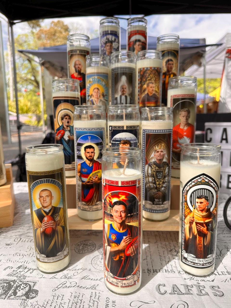 Saint Harry Sheezel Ceremonial Candle (North Melbourne Football Club)
