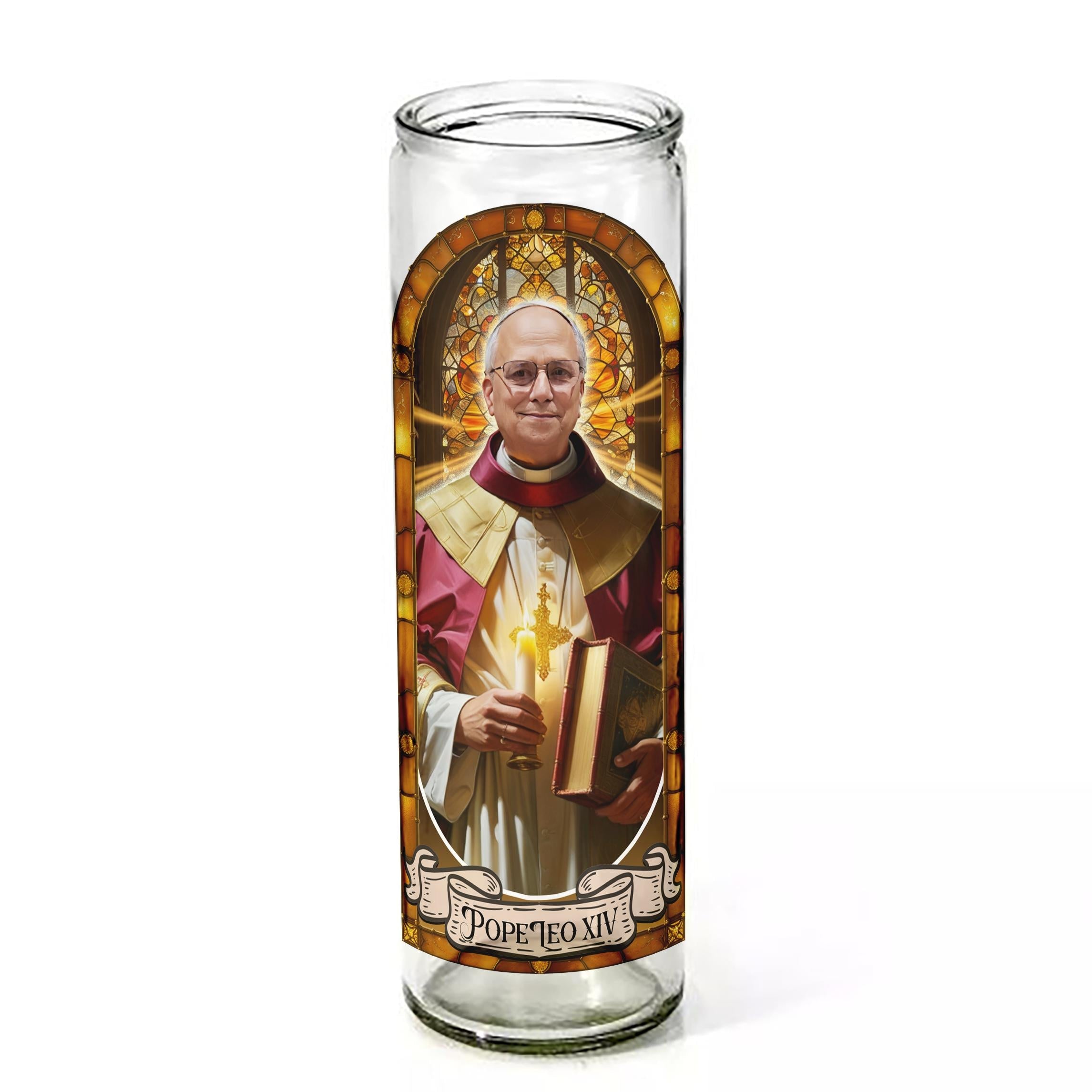 Pope Leo XIV Ceremonial Candle