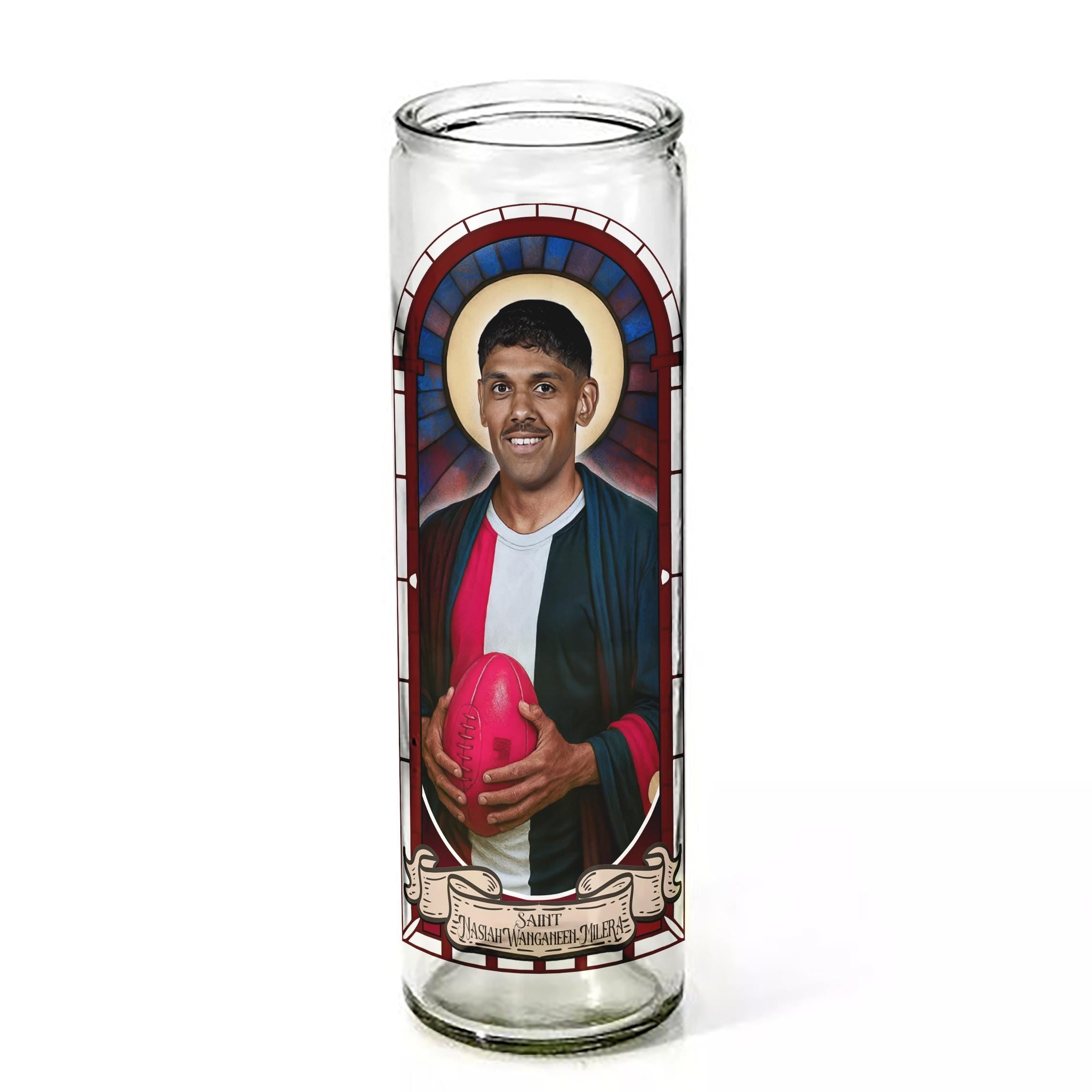 Saint Nasiah Wanganeen-Milera Ceremonial Candle (St Kilda Football Club)