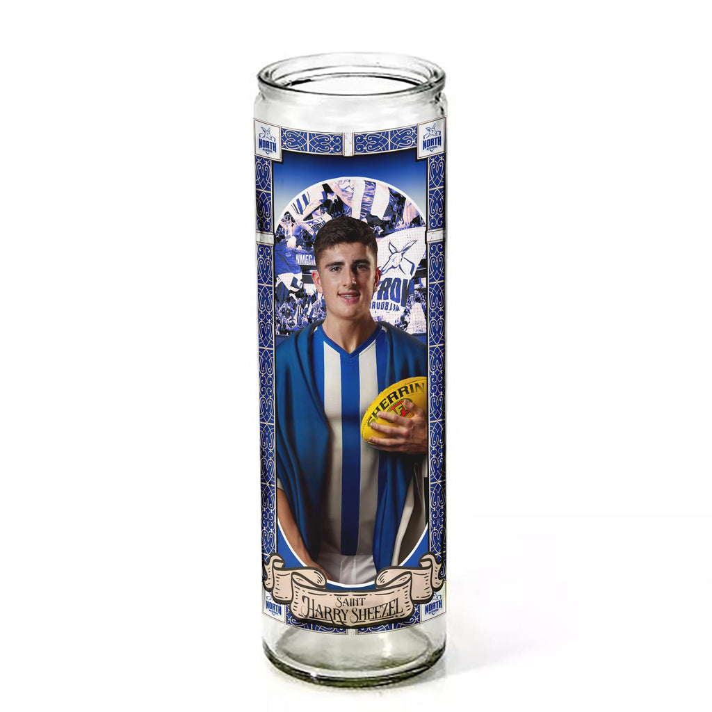 Saint Harry Sheezel Ceremonial Candle (North Melbourne Football Club)