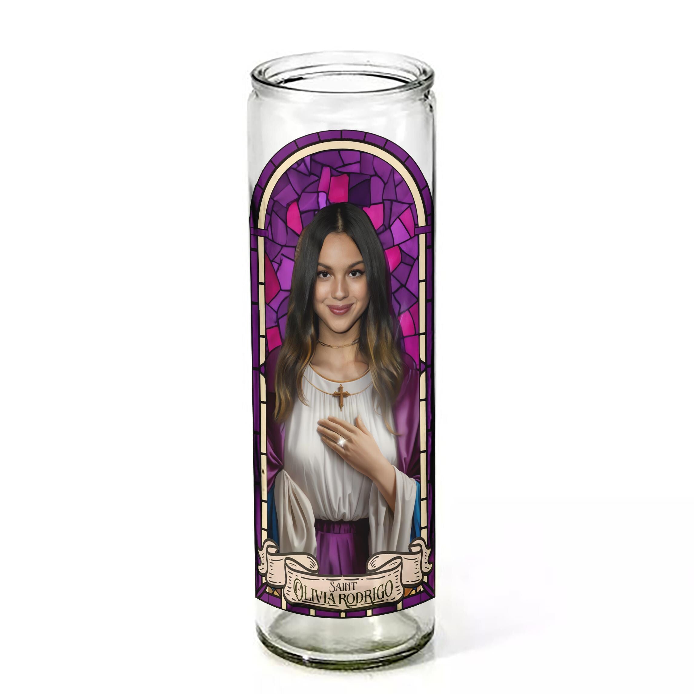 Saint Olivia Rodrigo Ceremonial Candle