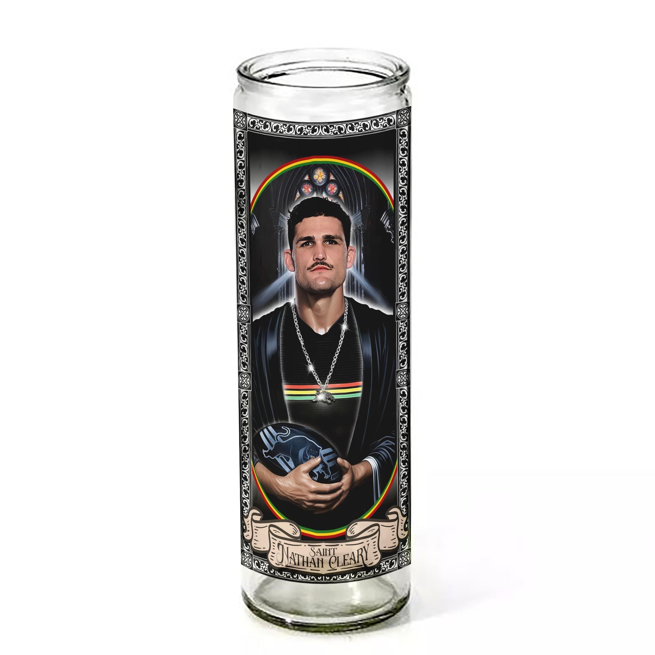 Saint Nathan Cleary Ceremonial Candle (Penrith Panthers Rugby League Club)
