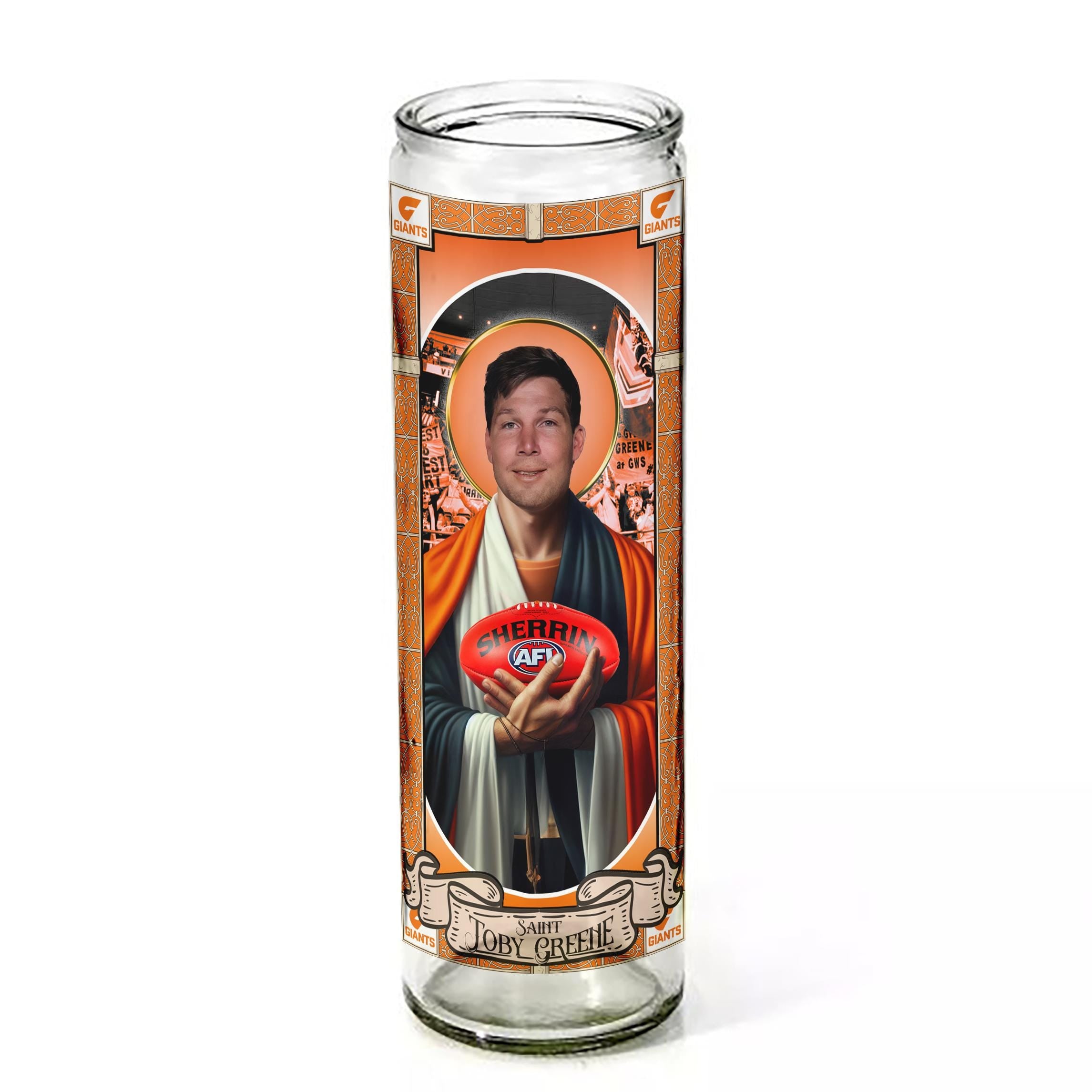 Saint Toby Greene Ceremonial Candle (GWS GIANTS Football Club)