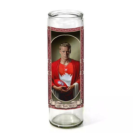 Saint Isaac Heeney Ceremonial Candle (Sydney Swans Football Club)